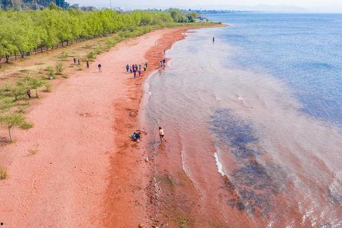 南朗网红沙滩图片,碧海银沙，浪漫打卡胜地